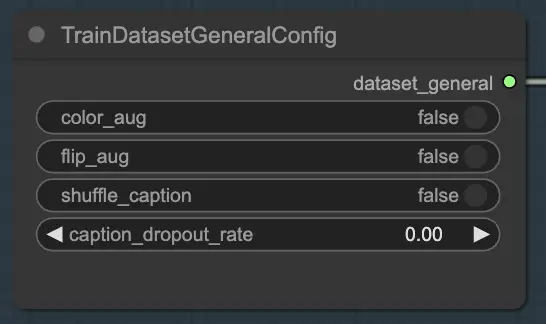 FLUX LoRA 训练：TrainDatasetGeneralConfig